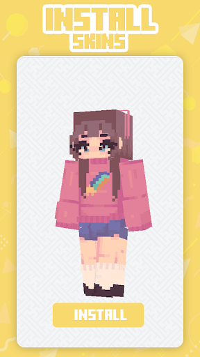 Aesthetic Skin Minecraft Screenshot 1 - AppWisp.com