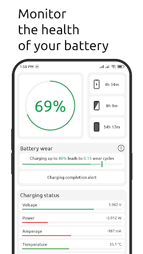 Android application BatteryOne: Battery screenshort