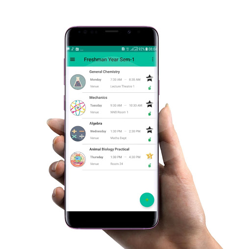Android application MyStudyMoves screenshort