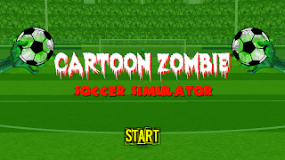 Cartoon Zombie Soccer - Screenshot 1