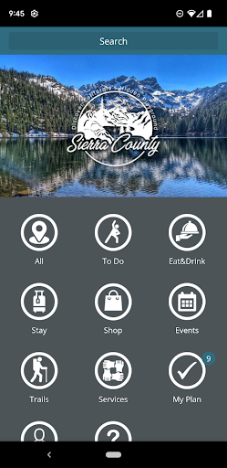 Screenshot of Visit Sierra County CA
