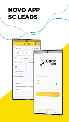 Android application SóCarrão Leads screenshort