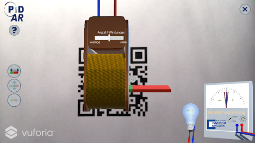Android application InduktionAR screenshort