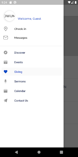 Android application Dauphin Way UMC screenshort