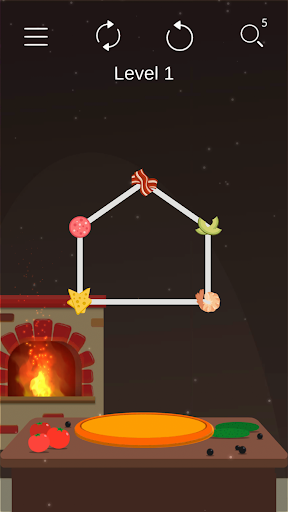 Pizza Topping: One Line Puzzle Screen 2