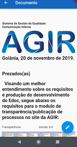 e-doc AGIR Screen 3