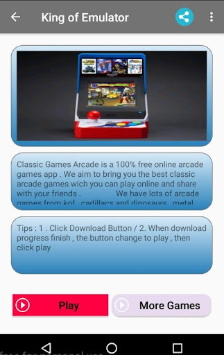 Arcade Games (King of emulator 2)  screenshots 6