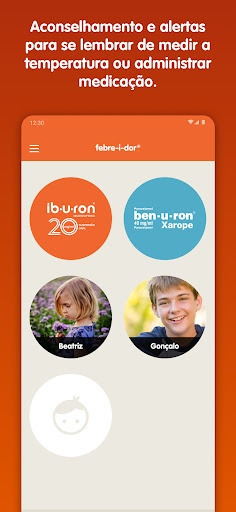 Android application febre-i-dor screenshort