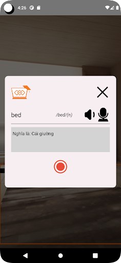 Android application EMG AR Dictionary screenshort