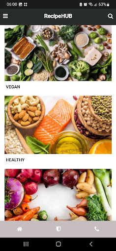 RecipeHUB Screen 2