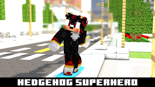 Skin MCPE - Hedgehog Superhero