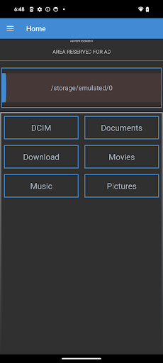 Android application Dark File Manager with FTP screenshort