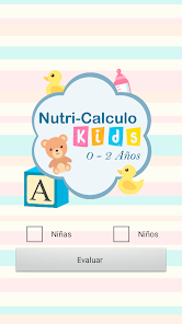 Nutri-Calculo Kids 0-2 Años 3.0 APK + Mod (Unlimited money) إلى عن على ذكري المظهر