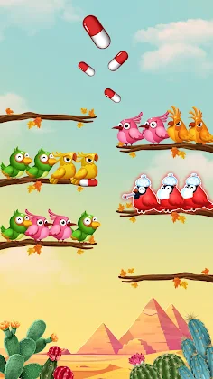 Bird Sort: Relaxing Puzzle - Screenshot 4