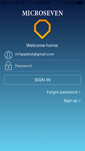 Android application Microseven screenshort