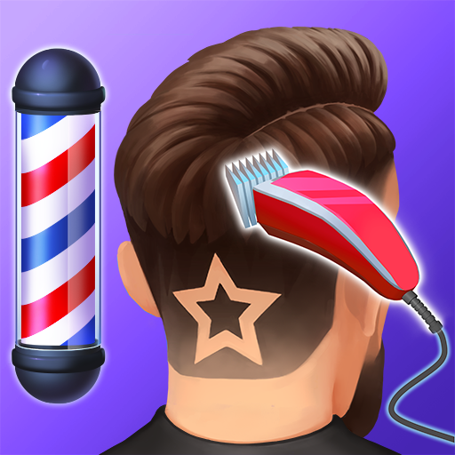 Hair Tattoo: Barber Shop Game Logo
