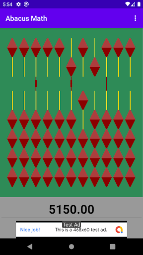 Android application Abacus Math screenshort