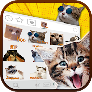 Weird Cats Emoji Stickers
