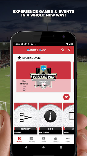 Android application NCAA Men's College Cup screenshort