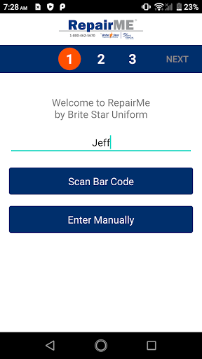 Android application RepairMe screenshort