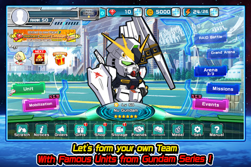 LINE: Gundam Wars! Newtype battle! All the MSes!  screenshots 3