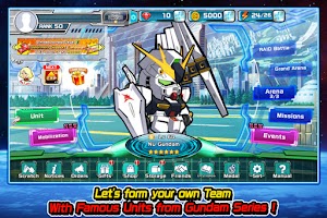 screenshot of LINE: Gundam Wars