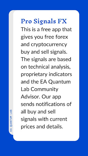 Android application Pro Signals FX screenshort