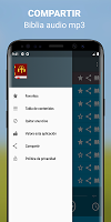 screenshot of Audio Biblia en Español app