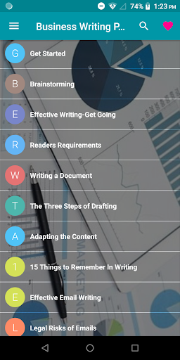 Android application Business Writing Pro screenshort