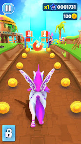 Captura de Pantalla 15 Unicorn Run: Juegos de Correr android