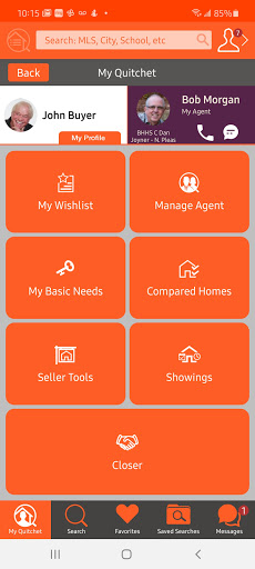 Android application Quitchet screenshort