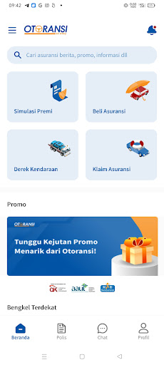 Android application Otoransi screenshort