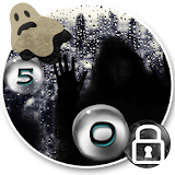 horrible ghost rainy theme icon