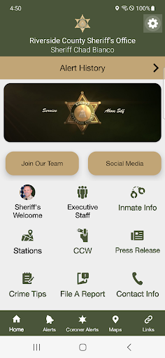 Android application Riverside Sheriff's Office screenshort
