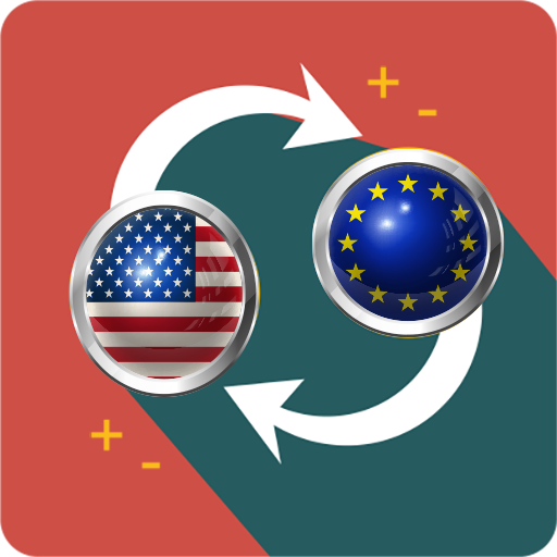 US Dollar to European Euro logo