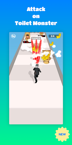 Attack on Toilet Monster - Screenshot 1