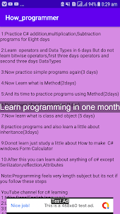 Learn programming
