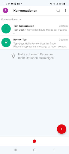 Hartmann International Chat Screen 3
