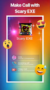 Scary EXE Fake Call & Chat