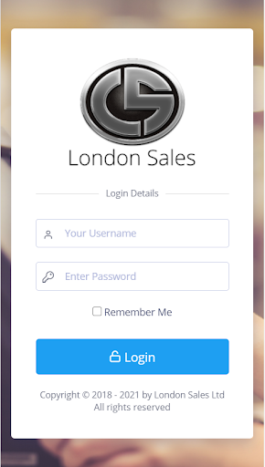 Android application LondonSales POS screenshort