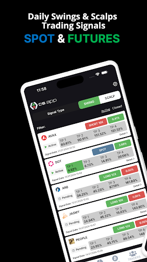 Crypto Signal & Trade Signals Screen 3
