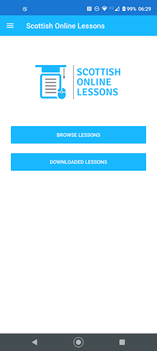 Android application Scottish Online Lessons screenshort