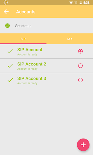 Zoiper IAX SIP VOIP Softphone Capture d'écran