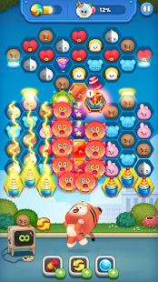 LINE HELLO BT21- Cute bubble-shooting puzzle game! screenshots 19