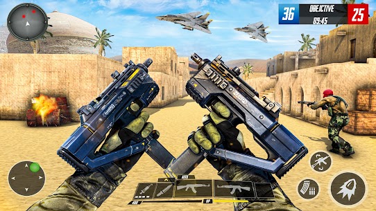 Real FPS Shooter Commando Game v1.0 MOD APK(Premium Unlocked)Free For Android 5
