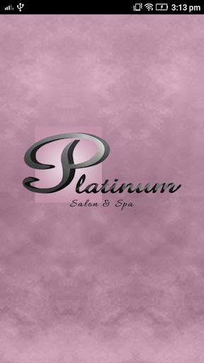 Android application Platinum Salon & Spa screenshort
