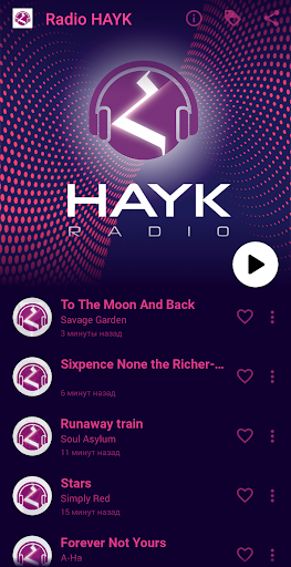 Radio HAYK Screen 2