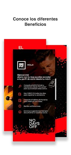 Android application BEFIT screenshort