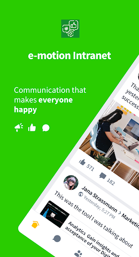 Android application e-motion Intranet screenshort