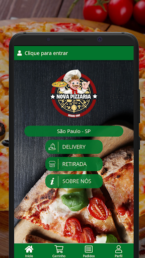 Android application Nova Pizzaria screenshort